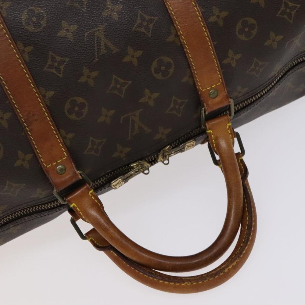 LOUIS VUITTON Monogram Keepall Bandouliere 60 Boston Bag M41412 LV Auth 115806 - Picture 7 of 16